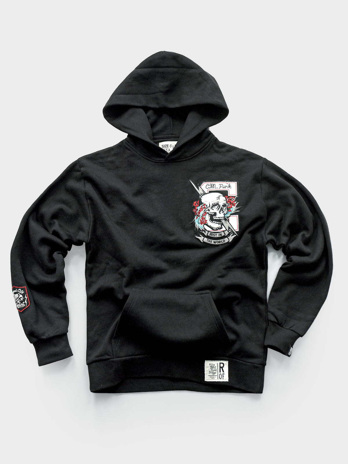 CM Punk BITW Black Heavyweight PO Hoody