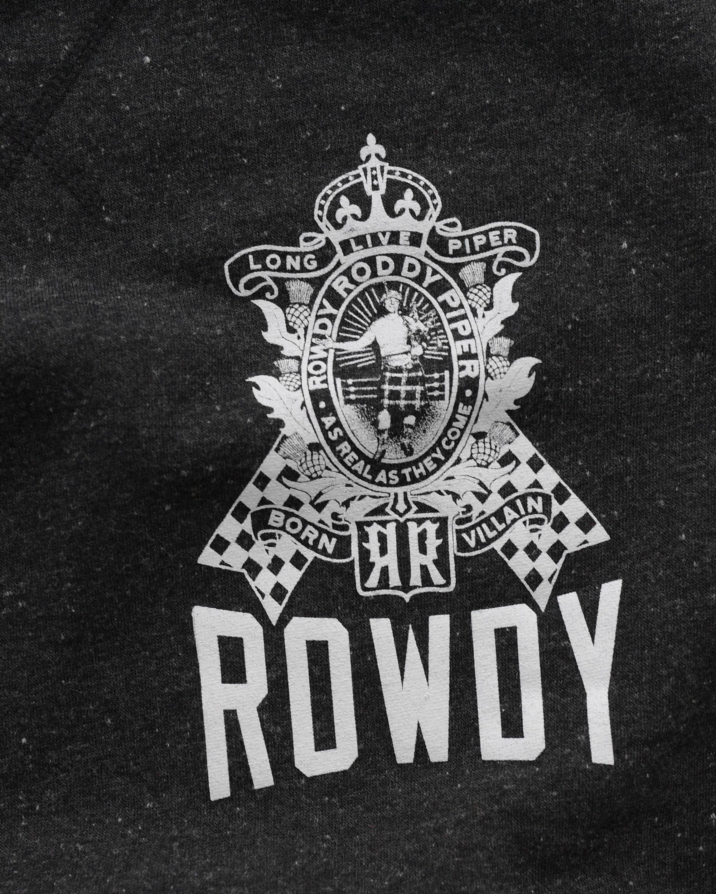 Roddy Piper Born Villain Black Sweatshirt