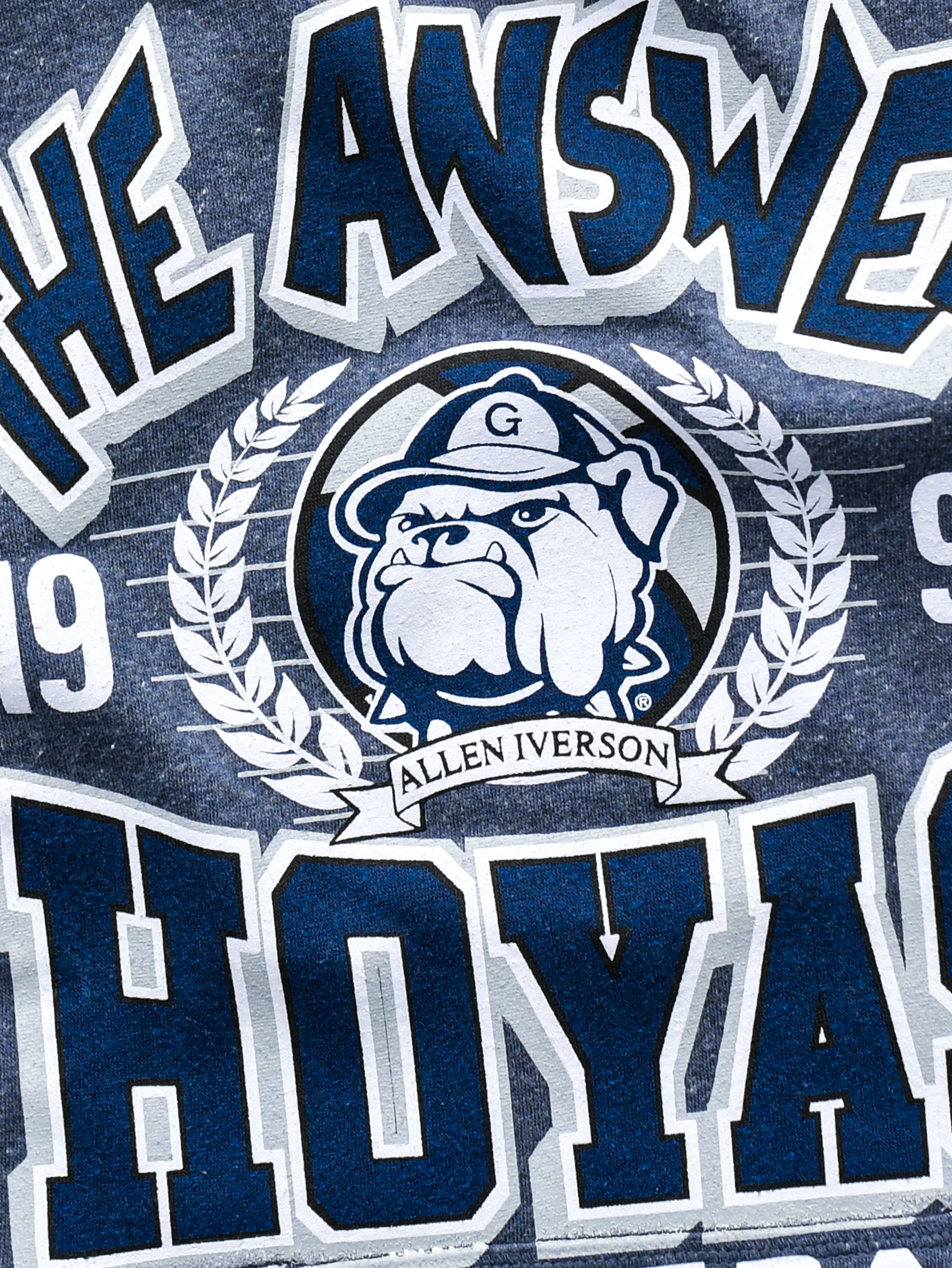 GU - Allen Iverson The Answer '96 Navy PO Hoody