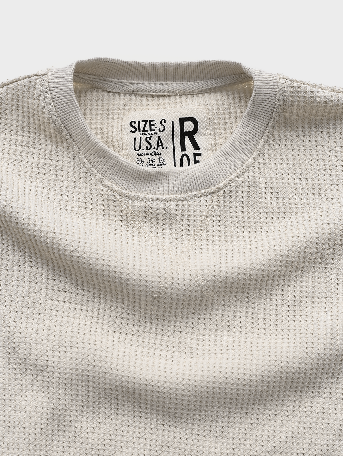 Long Sleeve Vintage Ivory Thermal