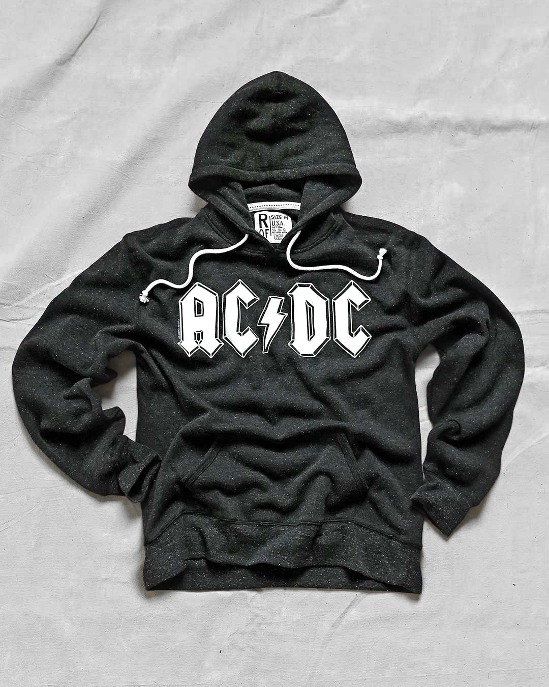 AC/DC Classic Black PO Hoody - Roots of Fight Canada