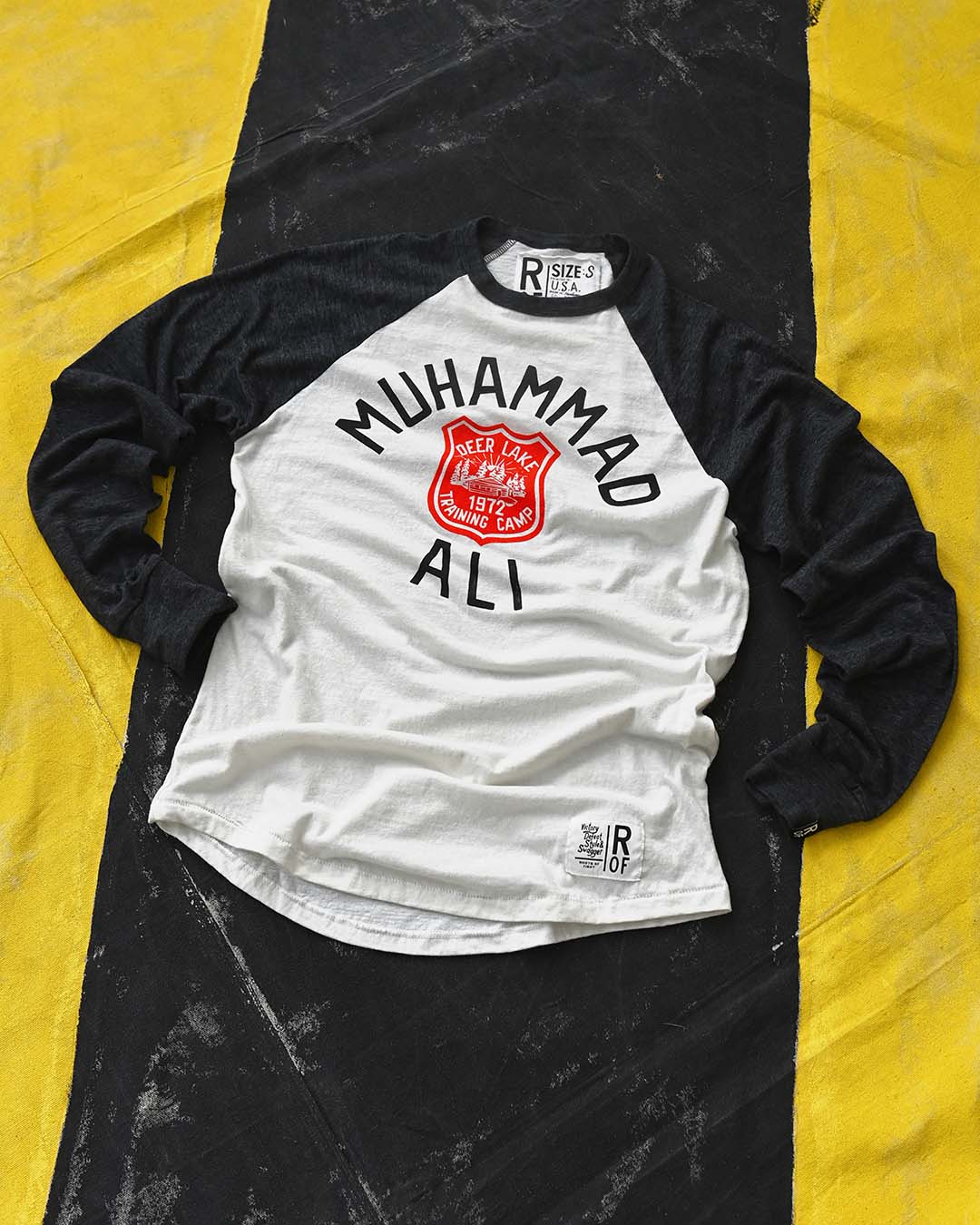 Ali Deer Lake Quote Black Raglan - Roots of Fight Canada