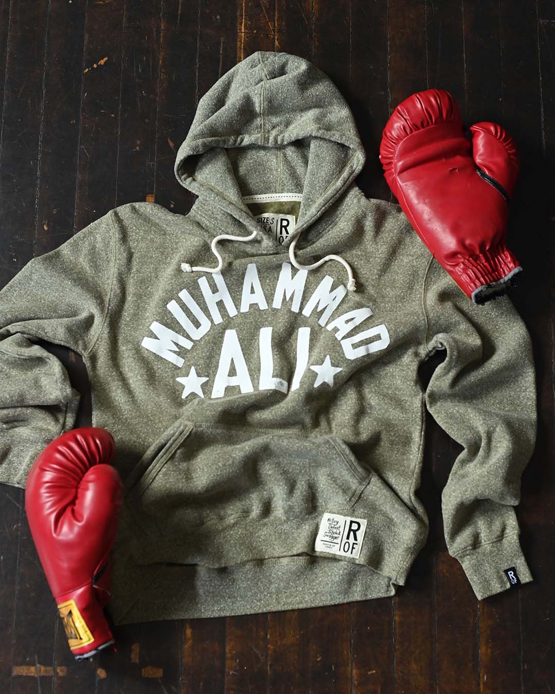 Ali Float Quote Heather Olive PO Hoody - Roots of Fight Canada