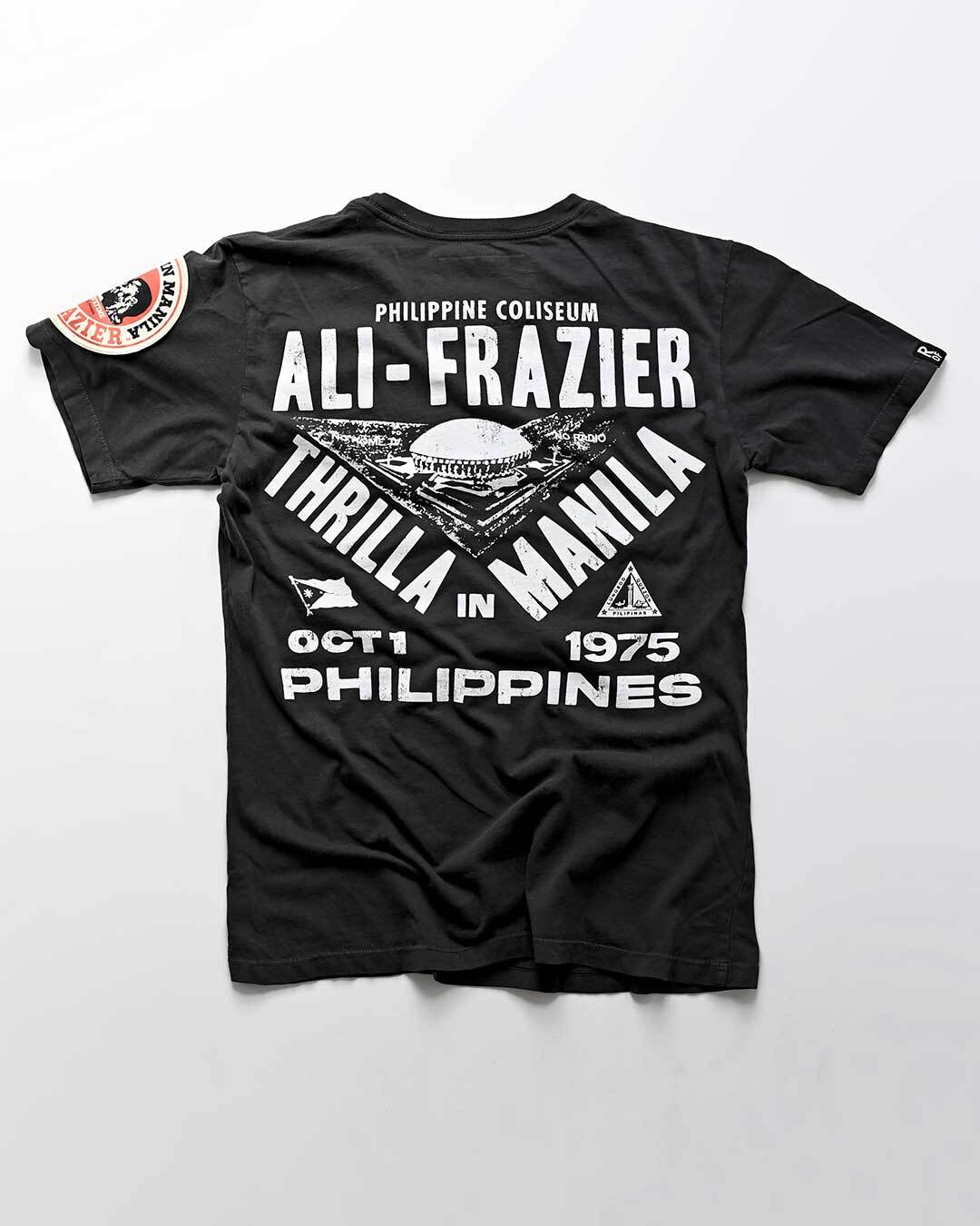 Ali - Frazier Thrilla in Manila Black Tee - Roots of Fight Canada