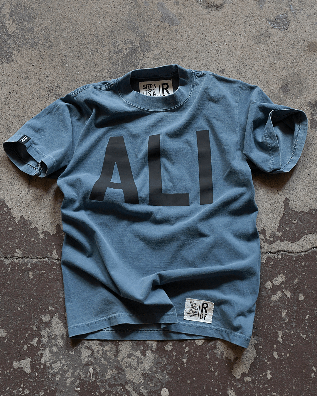 Ali Legacy Denim Heavyweight Tee - Roots of Fight Canada