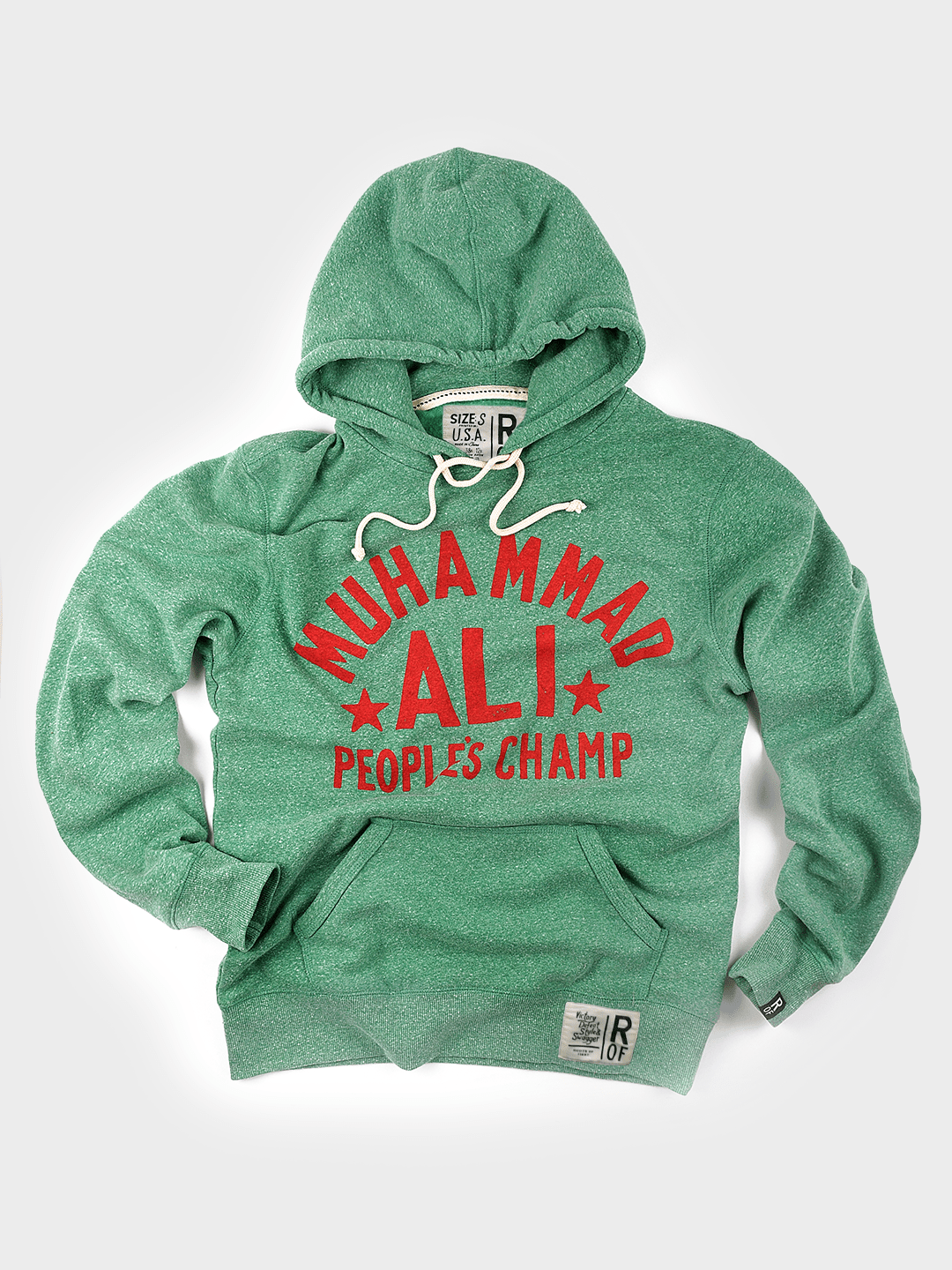 Ali Rumble People's Champ Green PO Hoody - Roots of Fight Canada