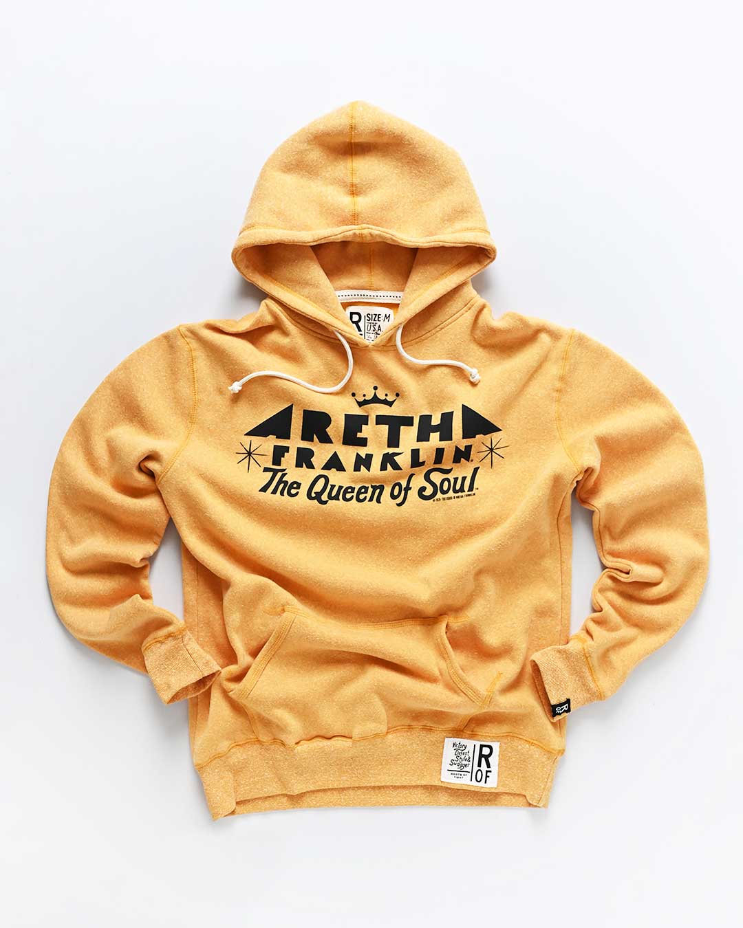 Aretha Franklin Queen of Soul Gold PO Hoody - Roots of Fight Canada