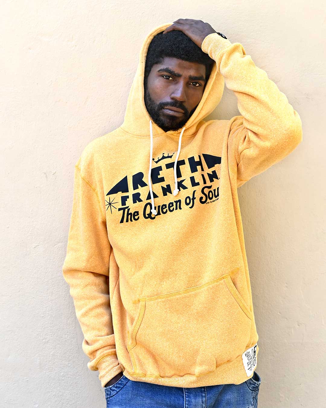 Aretha Franklin Queen of Soul Gold PO Hoody - Roots of Fight Canada