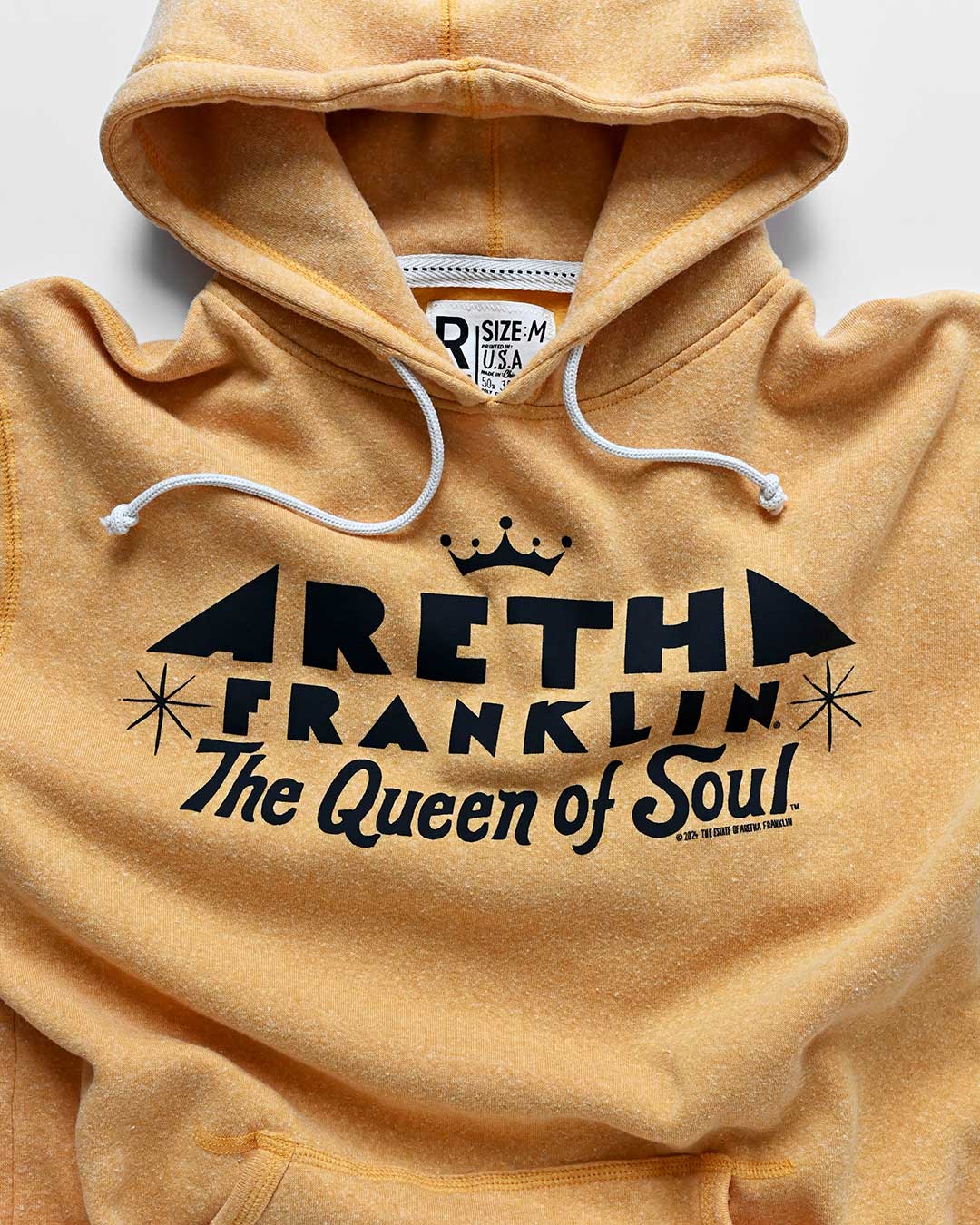 Aretha Franklin Queen of Soul Gold PO Hoody - Roots of Fight Canada
