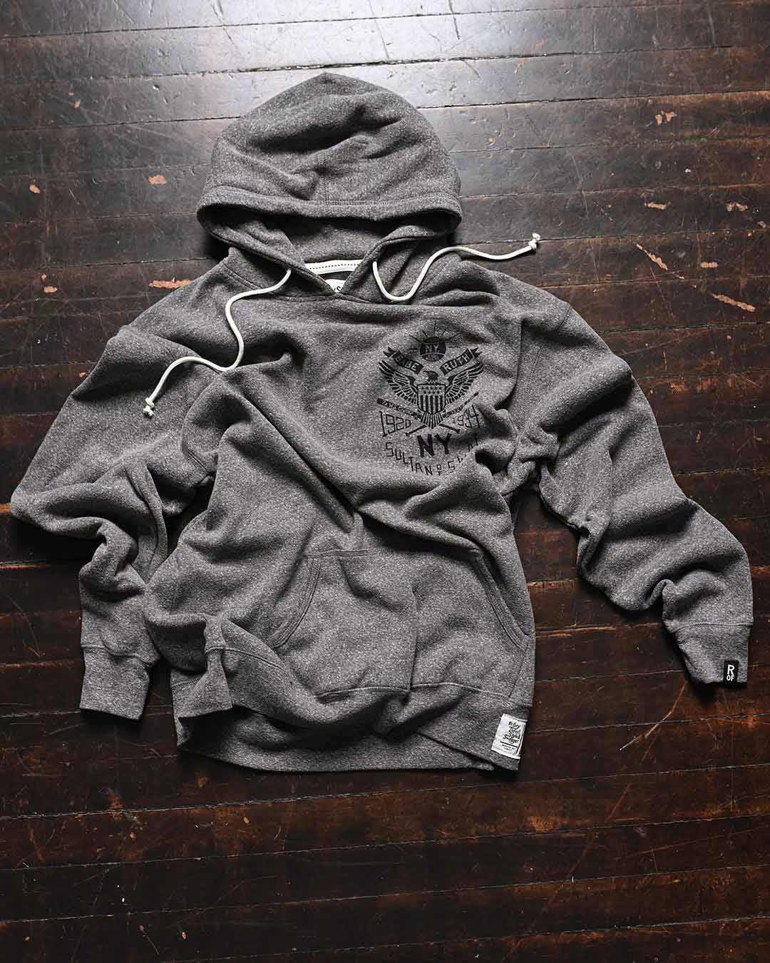 Babe Ruth NY Sultan of Swat Grey PO Hoody - Roots of Fight Canada