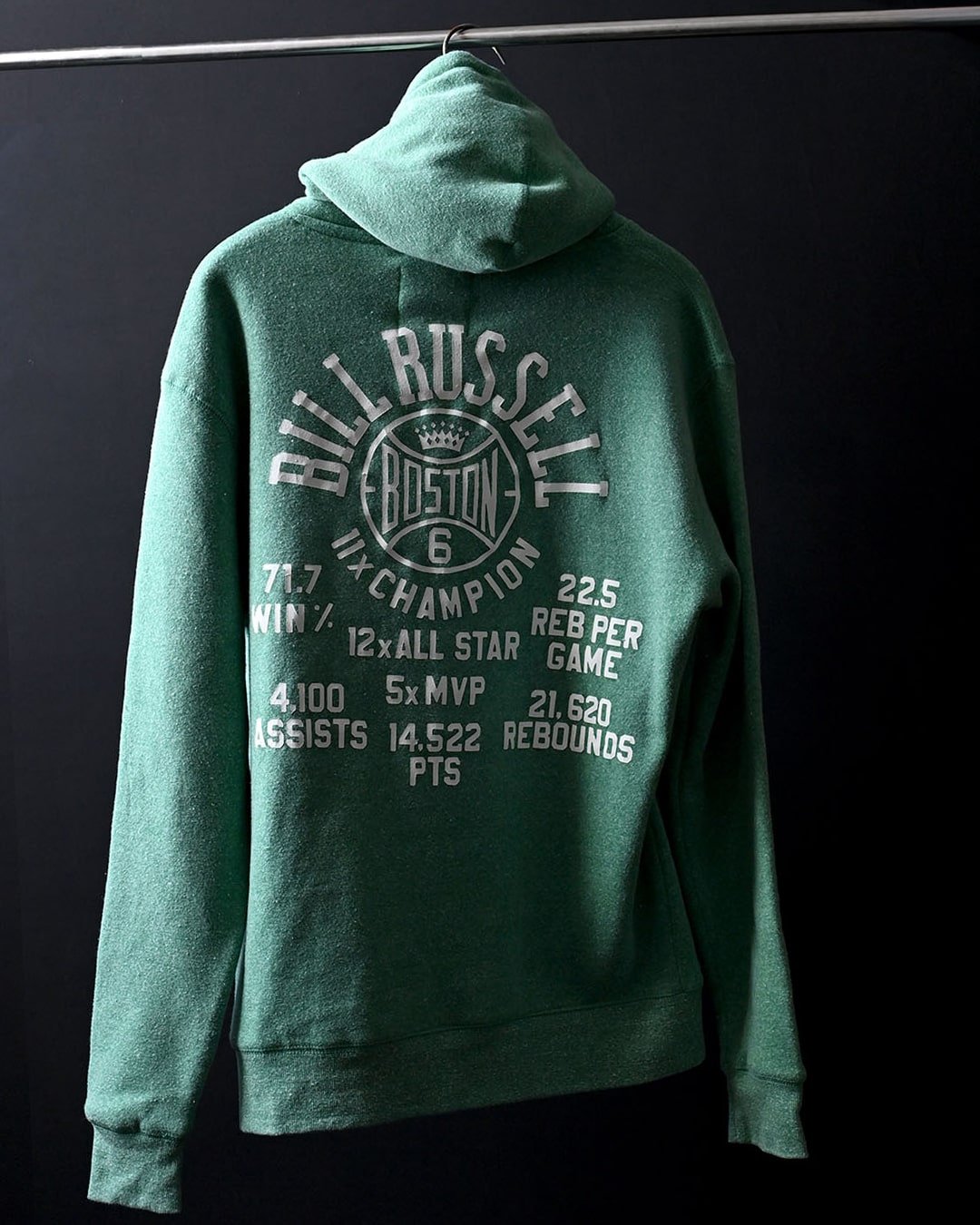 Bill Russell Boston 6 PO Hoody - Roots of Fight Canada