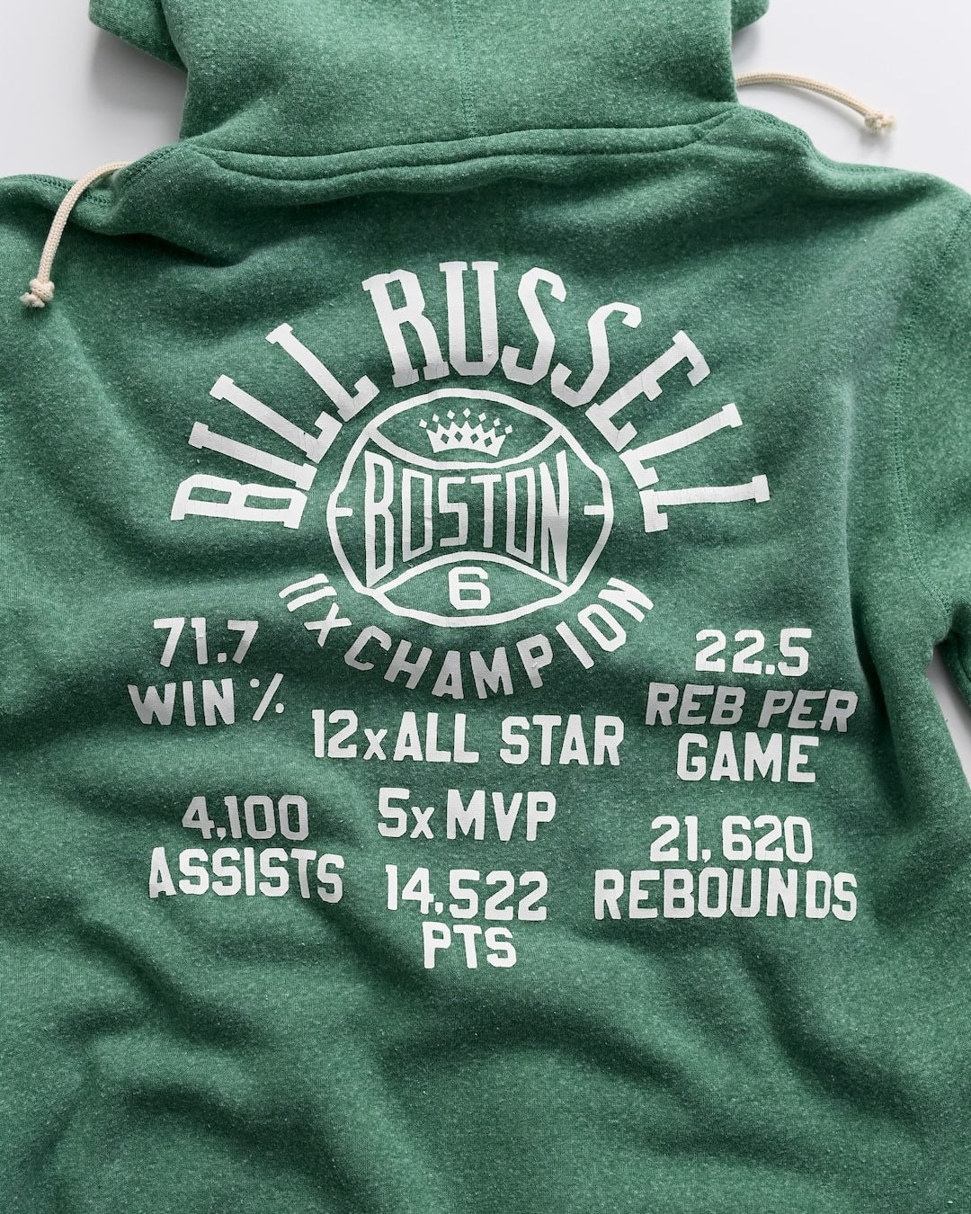 Bill Russell Boston #6 PO Hoody - Roots of Fight Canada