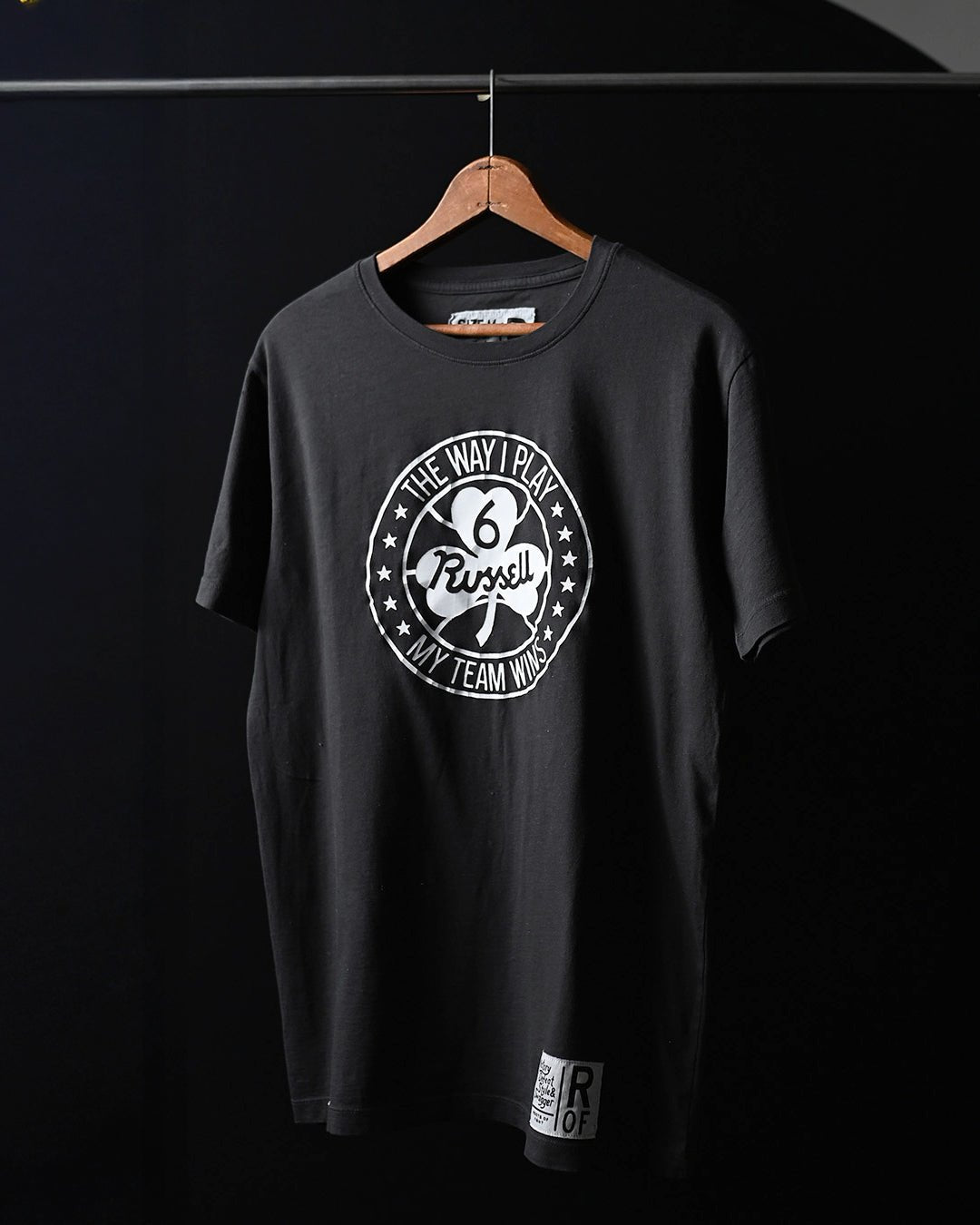 Bill Russell 'The Way I Play' Black Tee - Roots of Fight Canada