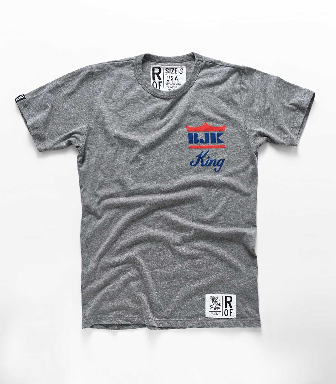 Billie Jean King Classic Grey Tee - Roots of Fight Canada