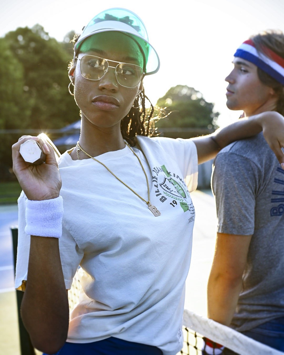 Billie Jean King Creme Women's Tee - Roots of Fight Canada