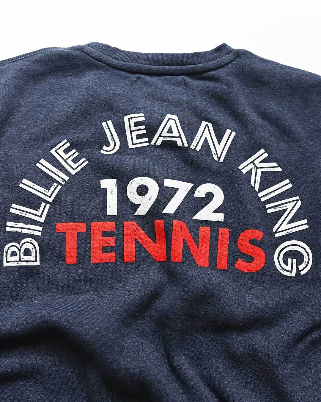Billie Jean King Navy Sweatshirt - Roots of Fight Canada