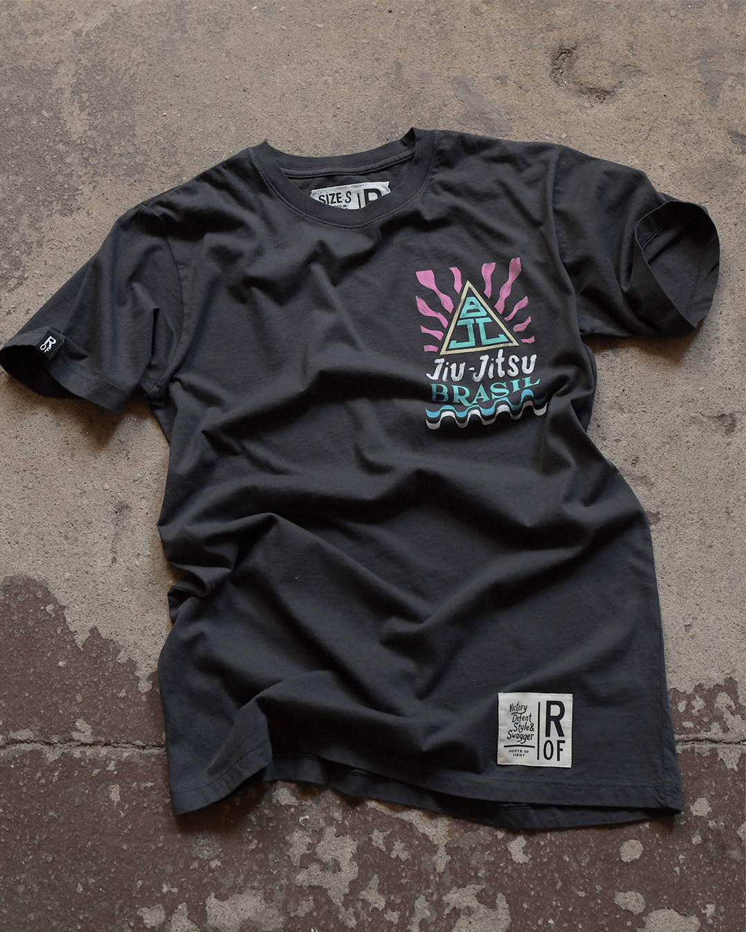 Brazilian Jiu - Jitsu Black Tee - Roots of Fight Canada