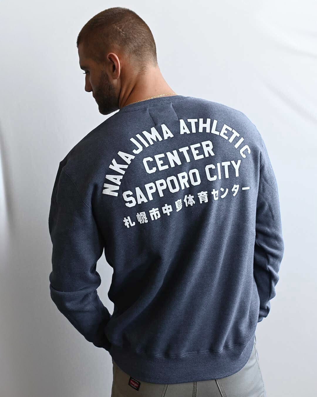 Bret Hart Hitman Japan Navy Sweatshirt - Roots of Fight Canada