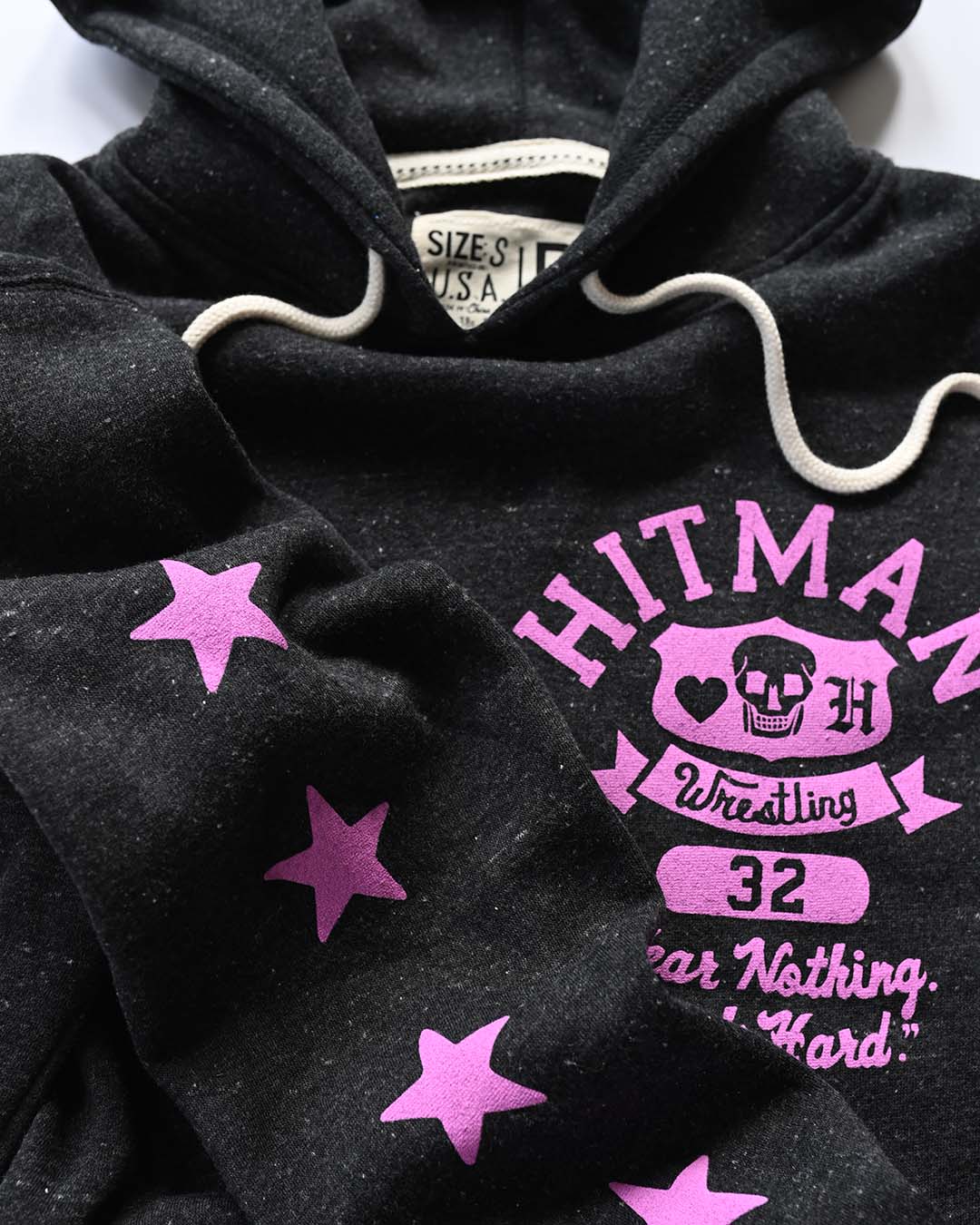Bret 'Hitman' Hart Fear Nothing Black PO Hoody - Roots of Fight Canada
