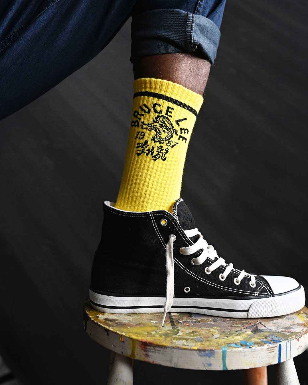 Bruce Lee '67 Yellow Socks - Roots of Fight Canada