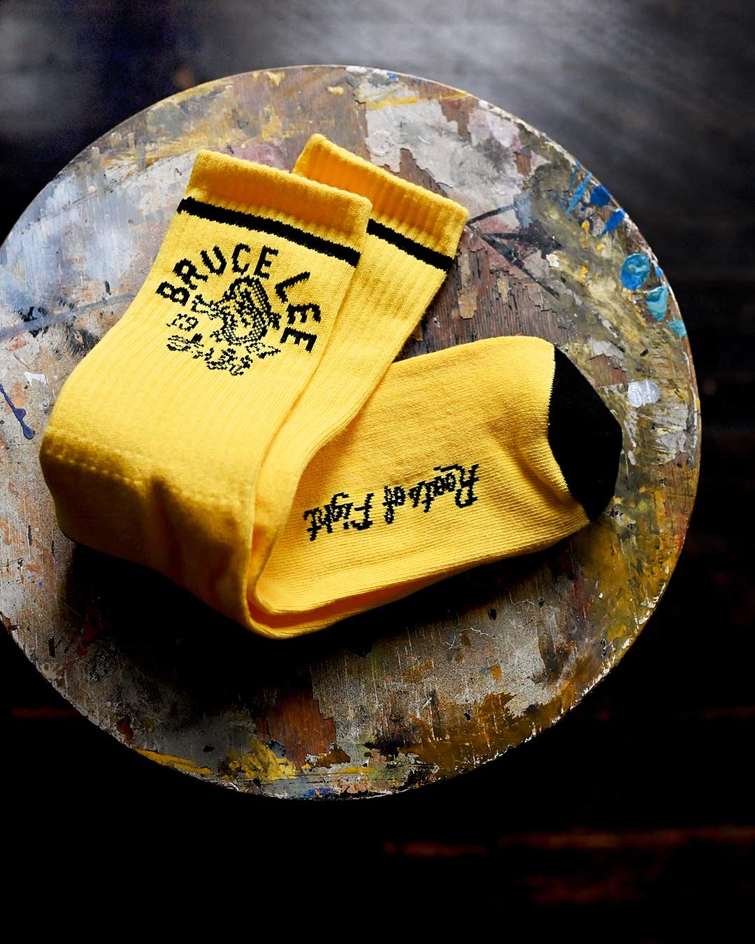 Bruce Lee '67 Yellow Socks - Roots of Fight Canada