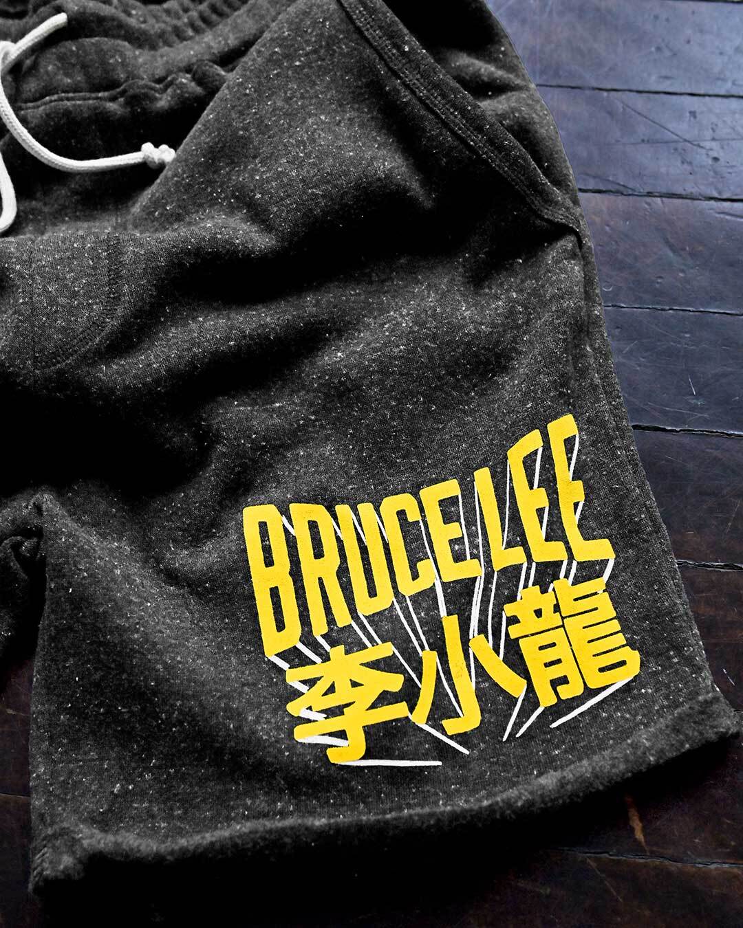 Bruce Lee Classic Black Shorts - Roots of Fight Canada