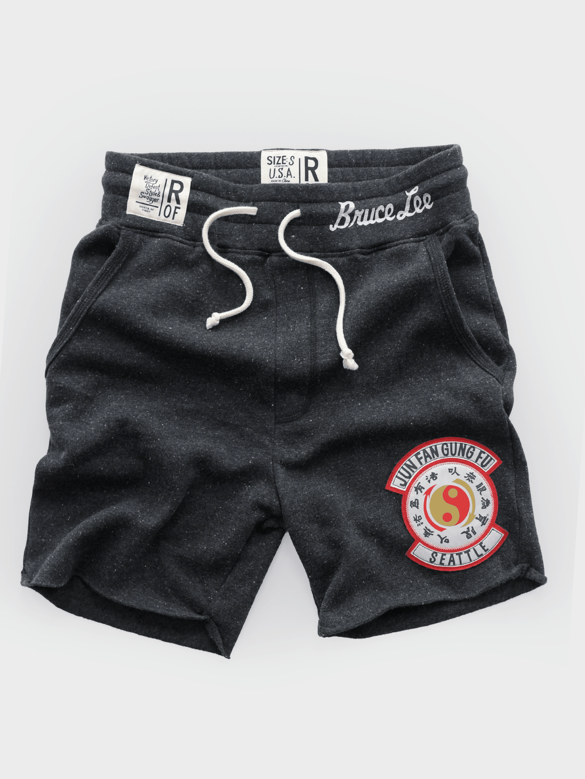 Bruce Lee JFGF Black Shorts - Roots of Fight Canada