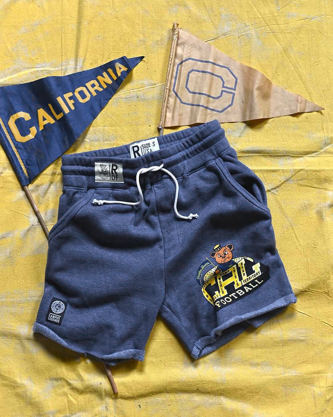 CAL - Cal Football Navy Shorts - Roots of Fight Canada