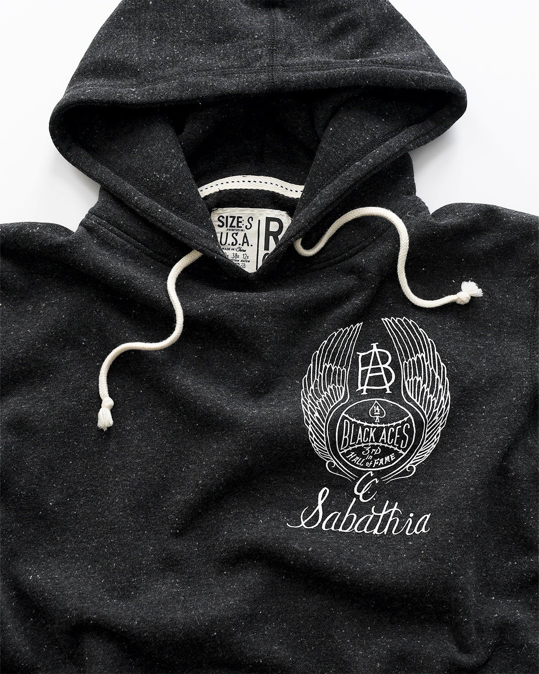 CC Sabathia Black Aces Black PO Hoody - Roots of Fight Canada