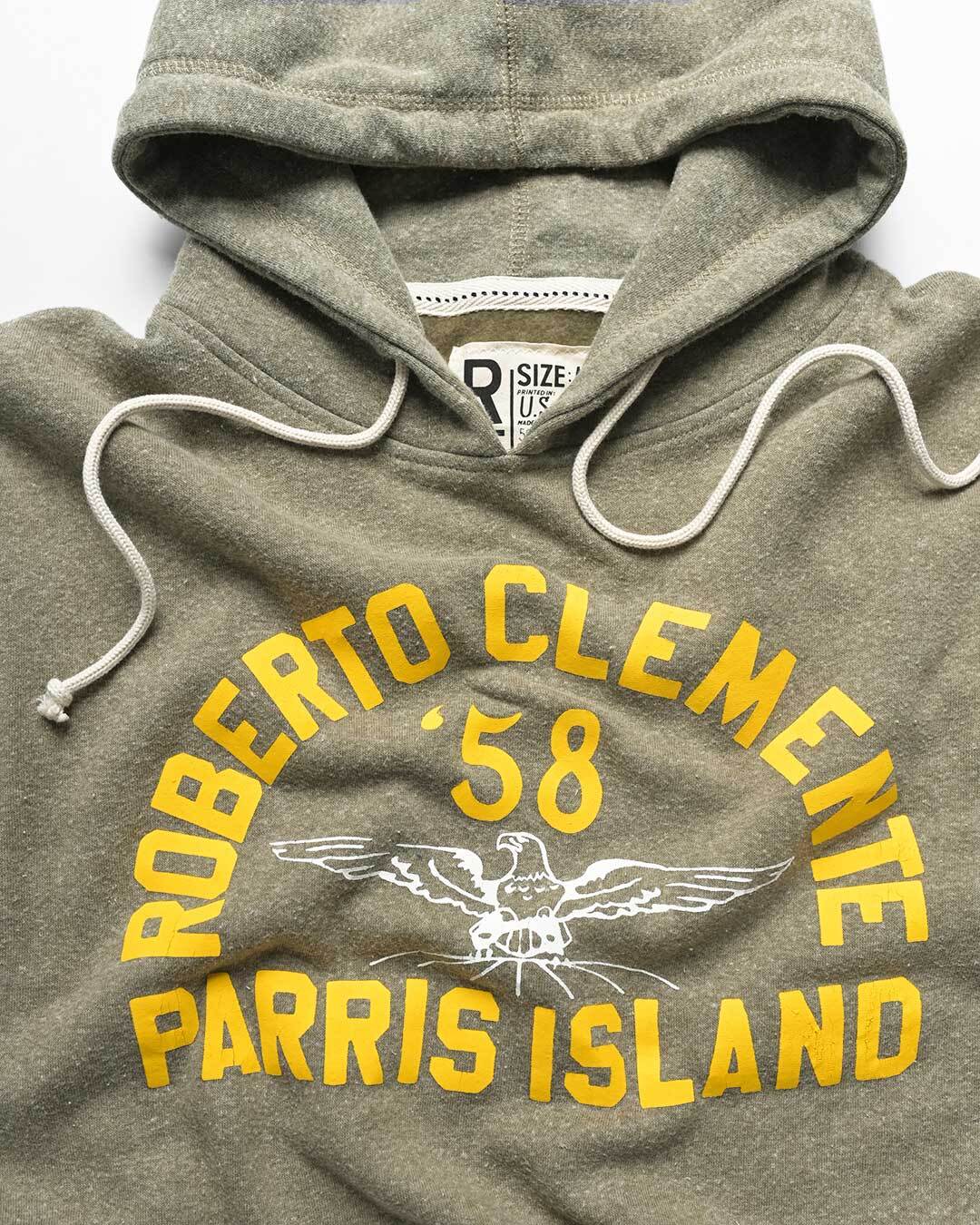 Clemente Parris Island Heather Olive PO Hoody - Roots of Fight Canada