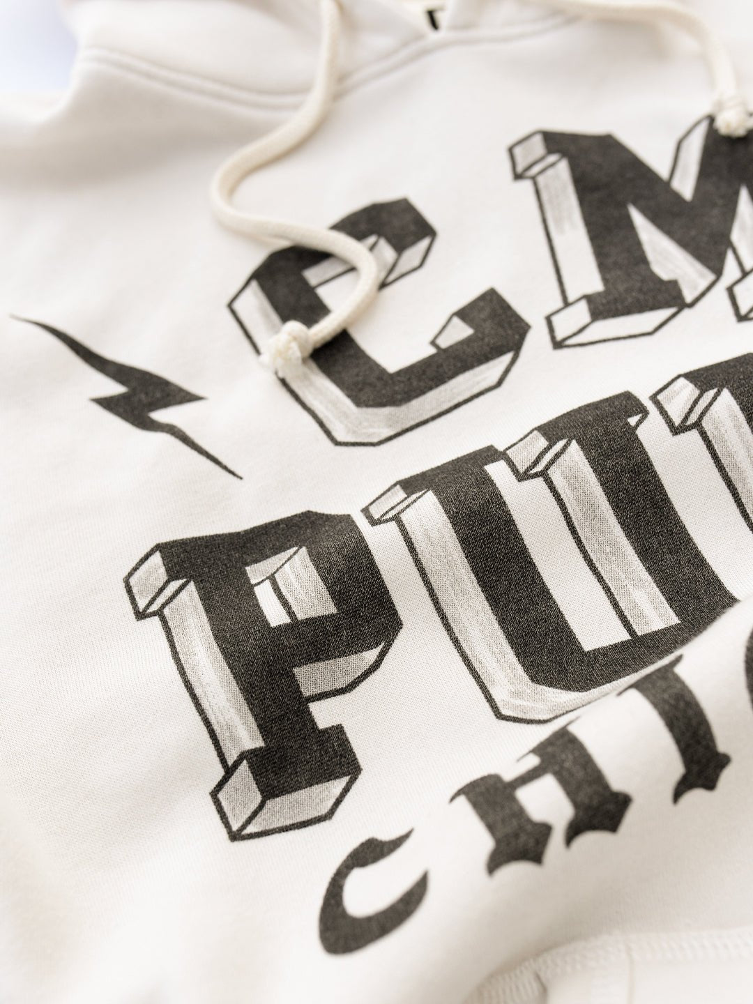 CM Punk Chicago White PO Hoody - Roots of Fight Canada