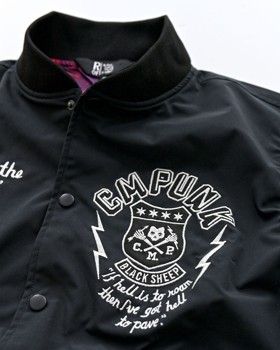 CM Punk 'Second City Saint' Stadium Jacket - Roots of Fight Canada