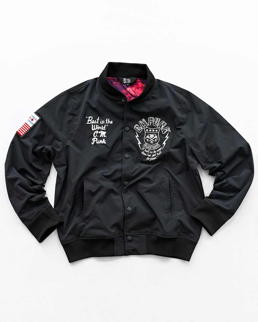 CM Punk 'Second City Saint' Stadium Jacket - Roots of Fight Canada
