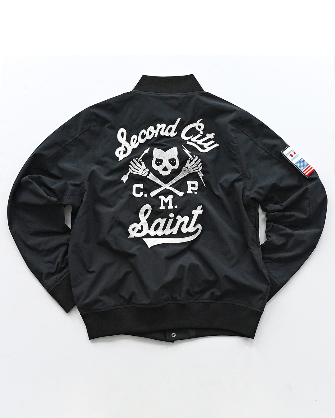 CM Punk 'Second City Saint' Stadium Jacket - Roots of Fight Canada