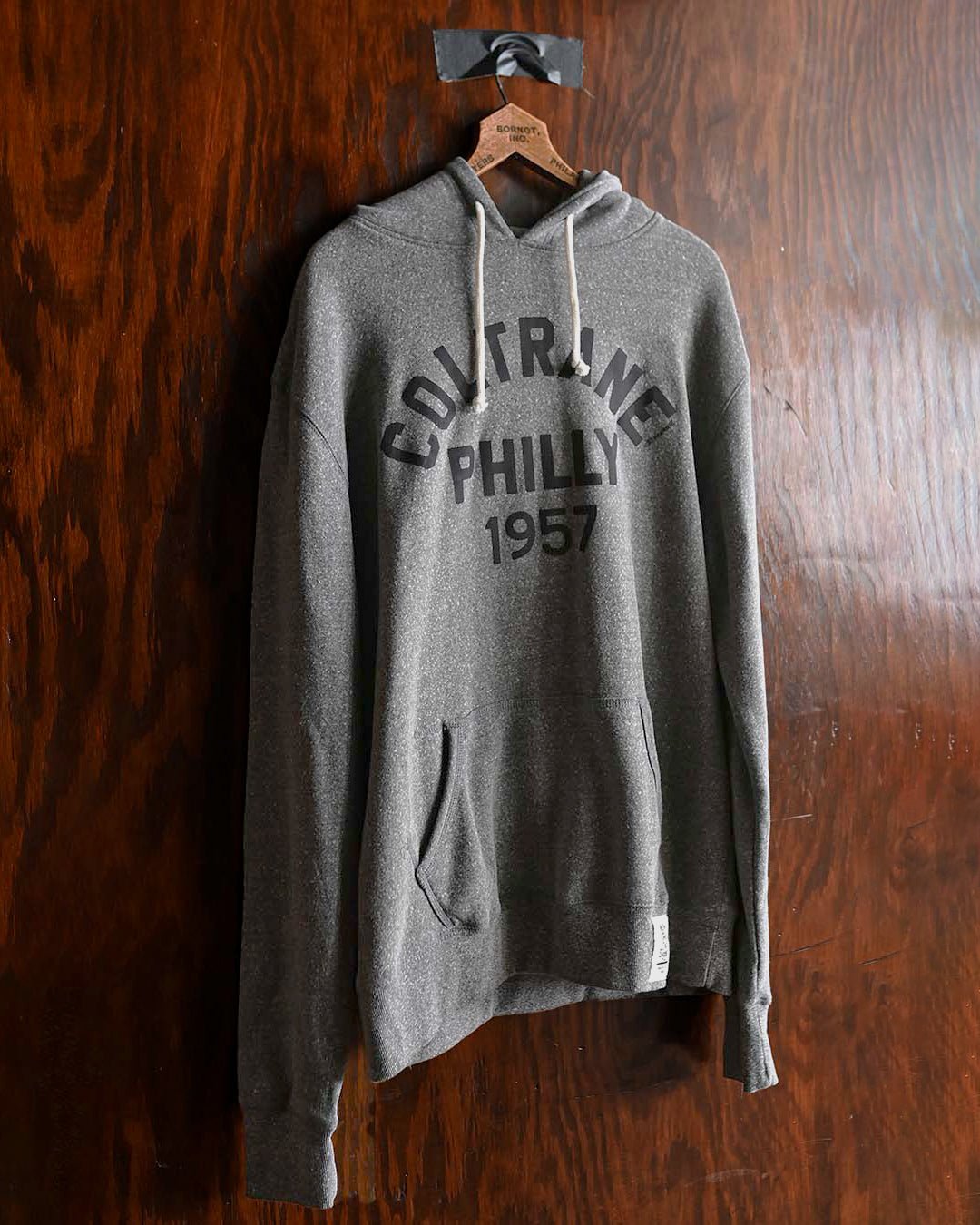 Coltrane Philly 1957 Grey PO Hoody - Roots of Fight Canada