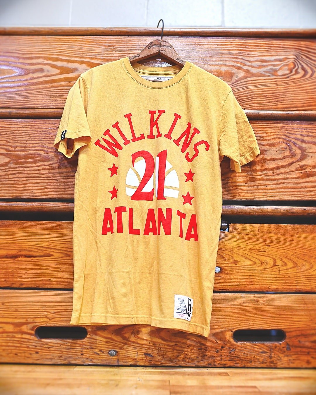 Dominique Wilkins Atlanta Yellow #21 Tee