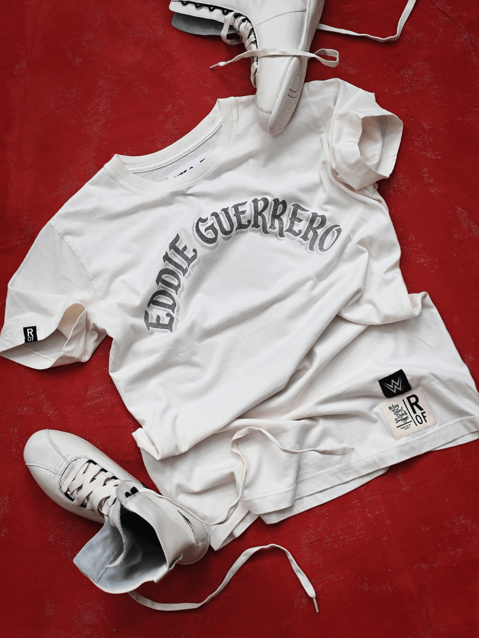 Eddie Guerrero Latino Heat White Tee - Roots of Fight Canada