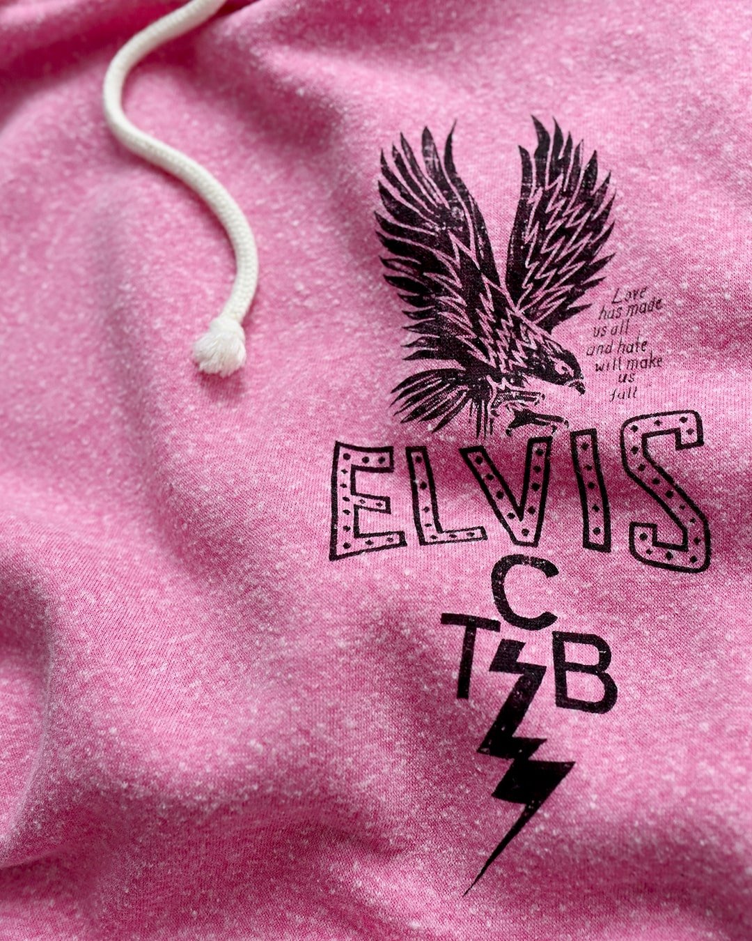 Elvis Eagle Pink PO Hoody - Roots of Fight Canada