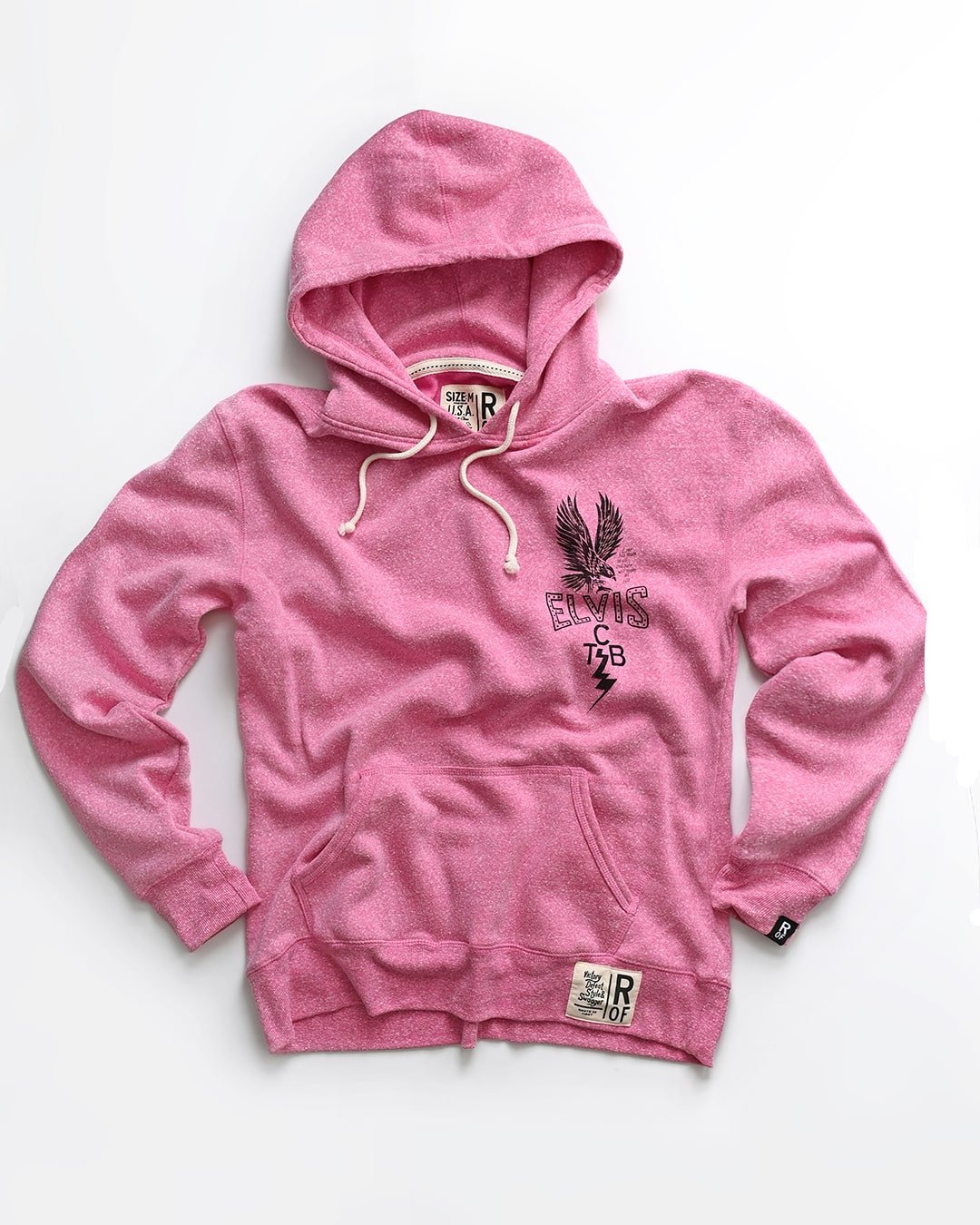 Elvis Eagle Pink PO Hoody - Roots of Fight Canada