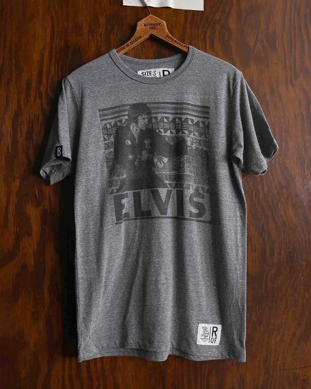 Elvis Stance Photo Grey Triblend Tee - Roots of Fight Canada