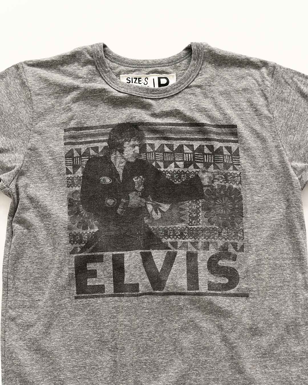 Elvis Stance Photo Grey Triblend Tee - Roots of Fight Canada