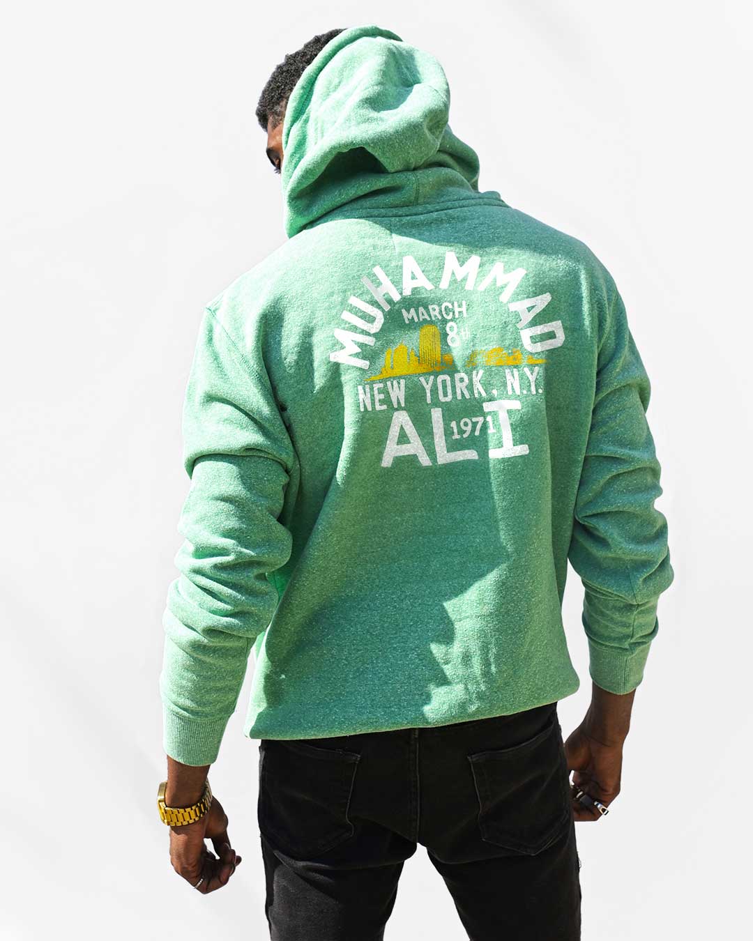 FOTC - Ali 1971 Green PO Hoody - Roots of Fight Canada