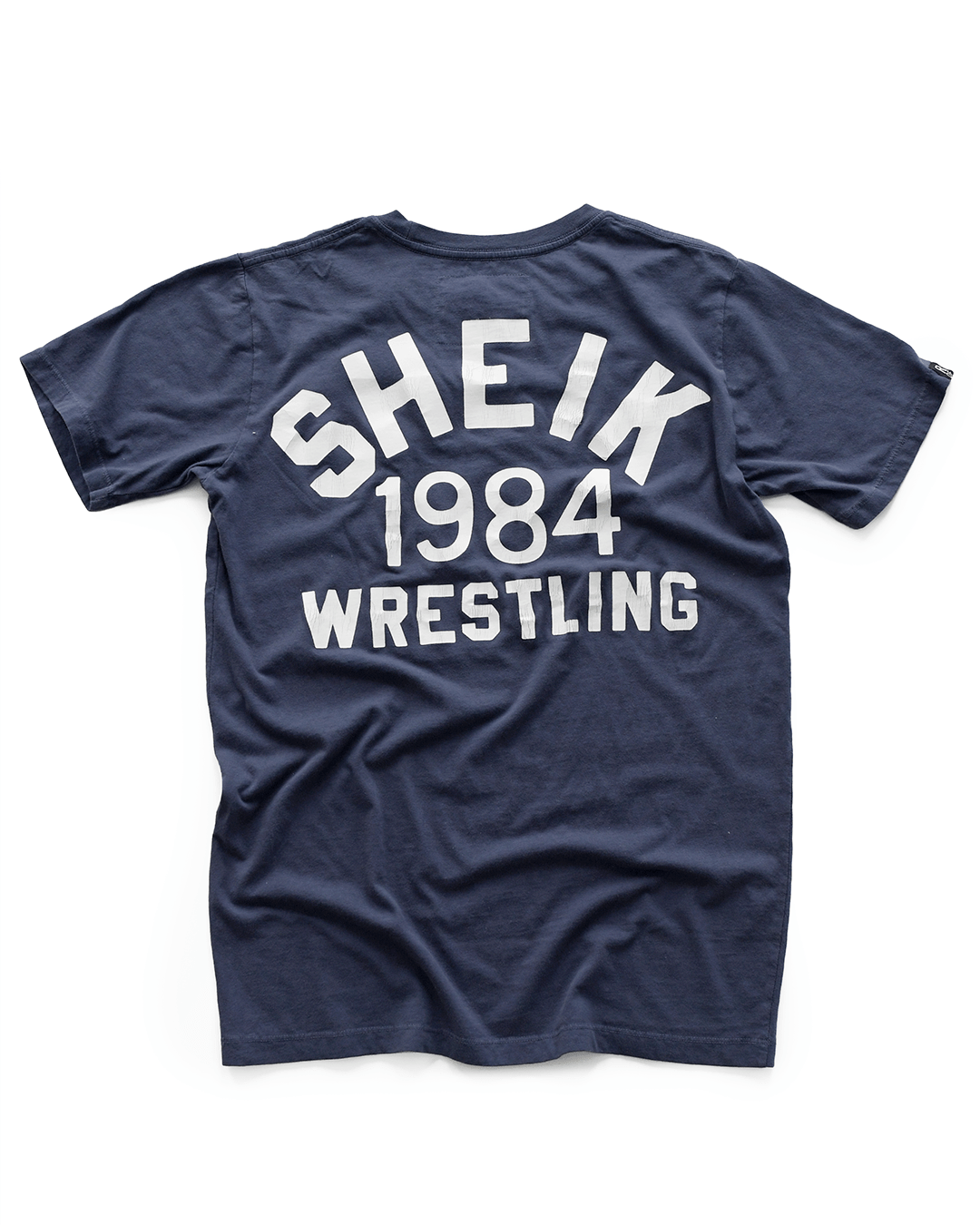 Iron Sheik 1984 Wrestling Navy Tee - Roots of Fight Canada
