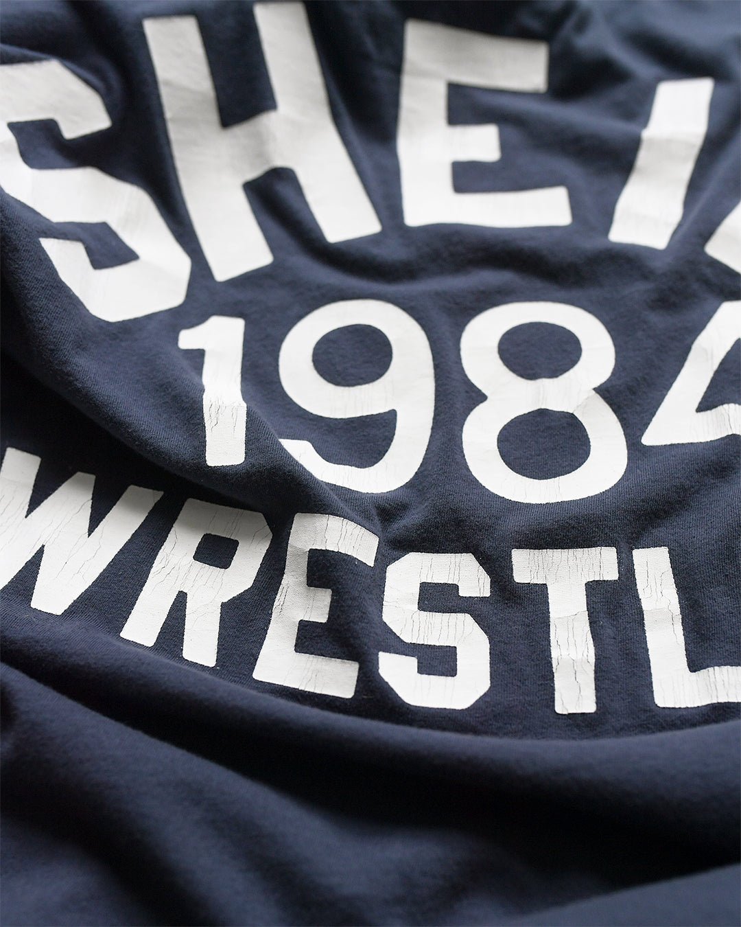 Iron Sheik 1984 Wrestling Navy Tee - Roots of Fight Canada