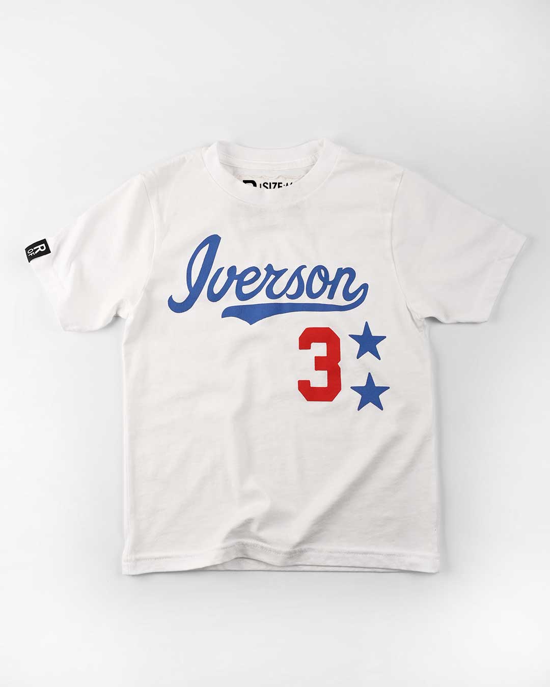 Iverson 3 White Kid's Tee - Roots of Fight Canada