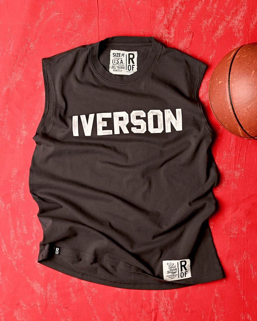 Iverson Philly Black Muscle Tee - Roots of Fight Canada