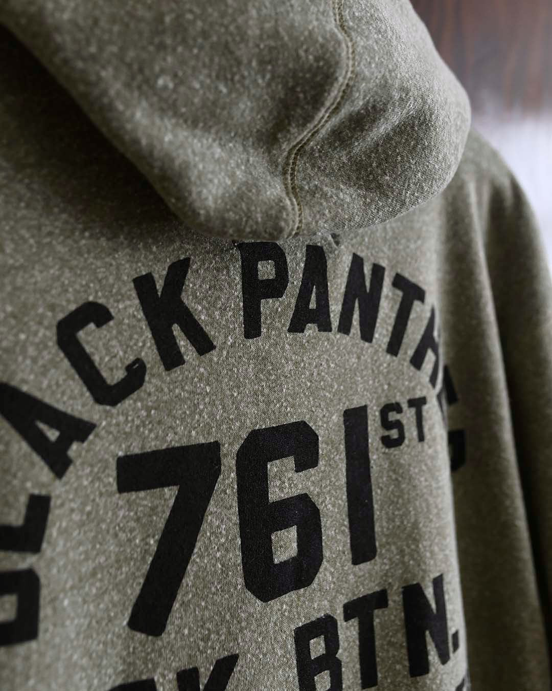 Jackie Robinson The Black Panthers Olive PO Hoody - Roots of Fight Canada