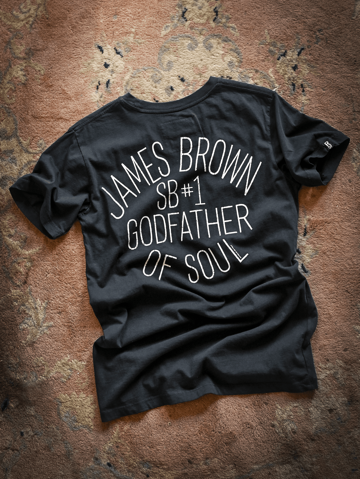 James Brown Godfather of Soul Black Tee - Roots of Fight Canada