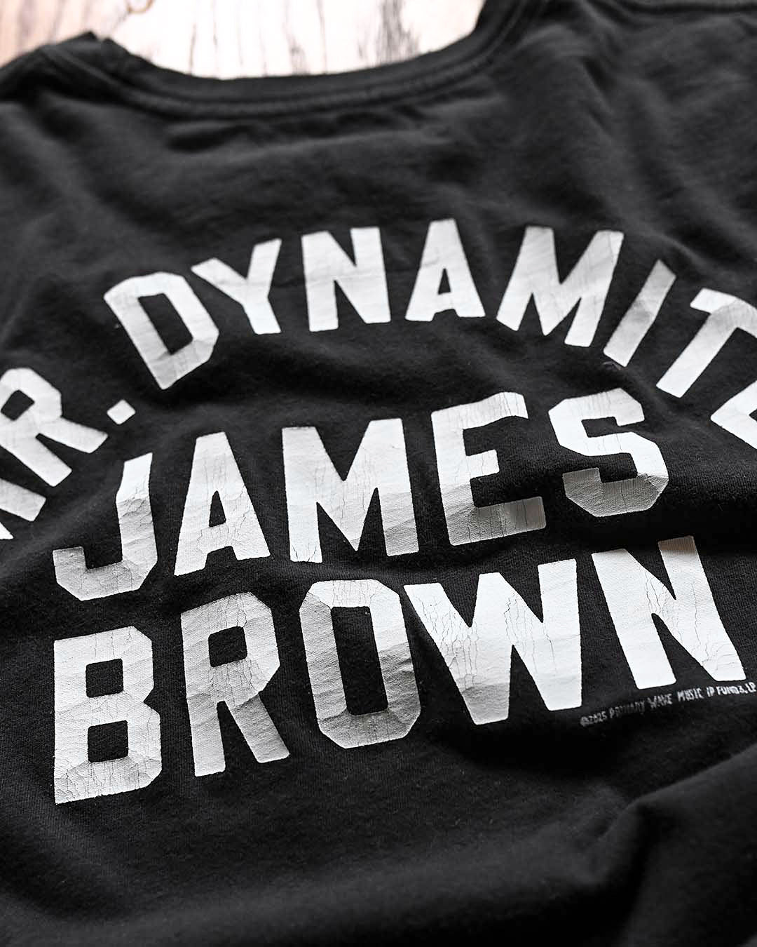 James Brown Mr. Dynamite Black Tee - Roots of Fight Canada