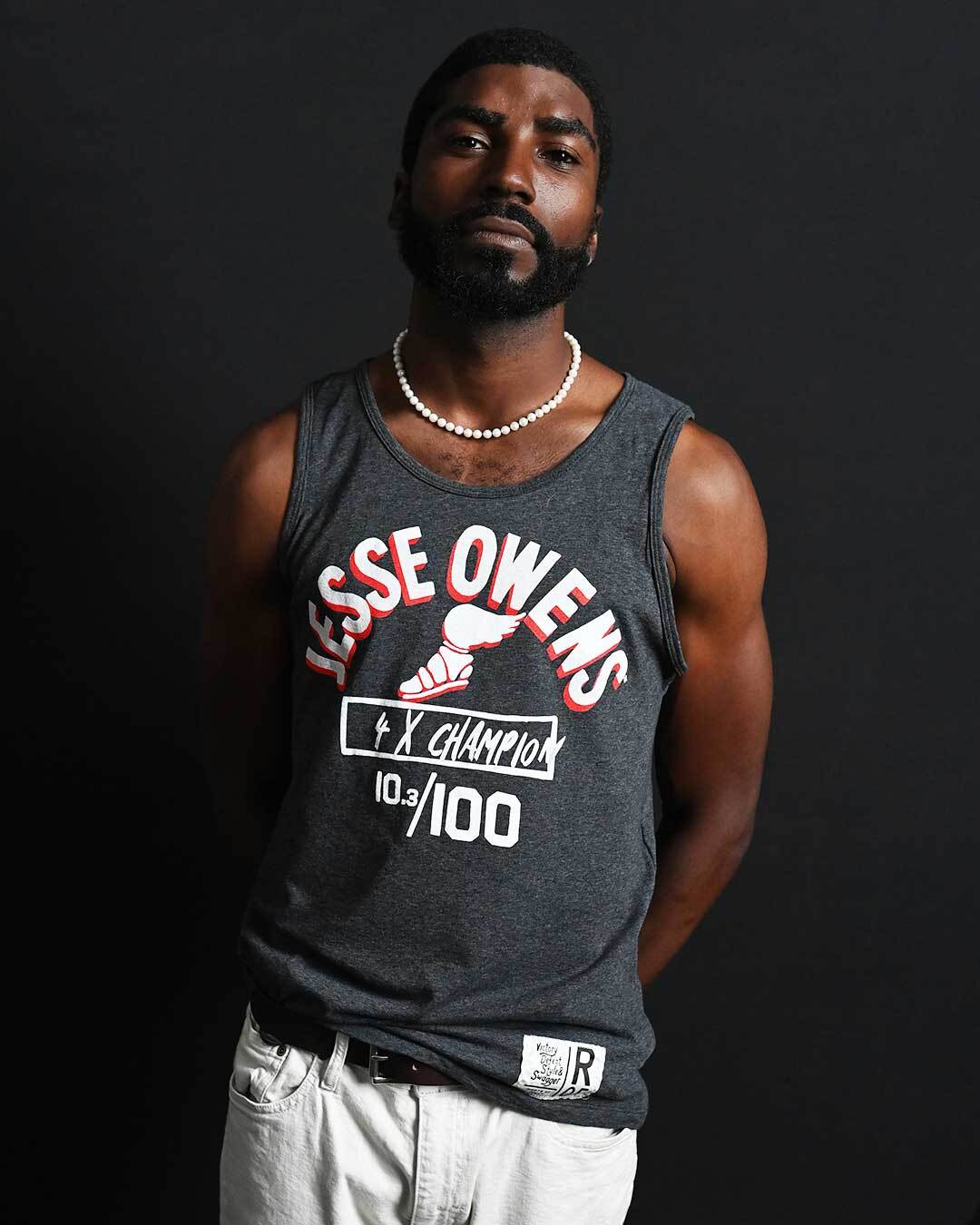 Jesse Owens Games 1936 Black Tank - Roots of Fight Canada